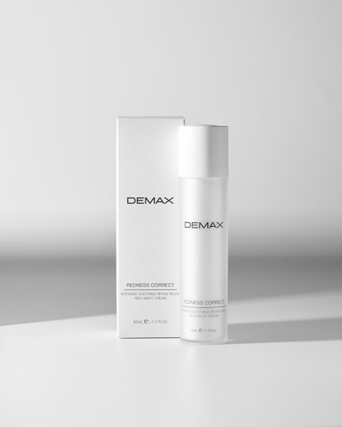 Ночной крем корректор Demax Anti couperose для сухой чувствительной и куперозной кожи 50 мл 195D фото