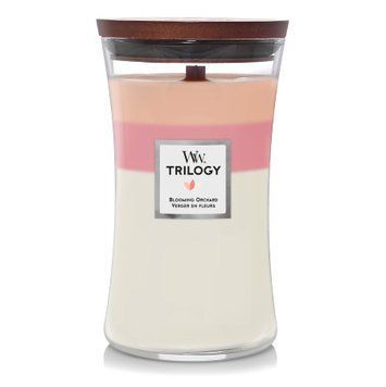 Ароматична свічка з ніжними нотами Woodwick Large Trilogy Blooming Orchard 609 г 1728632E фото
