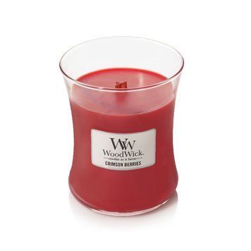 Ароматична свічка з нотами різдвяних ягід Woodwick Medium Crimson Berries 275 г 92080E фото