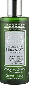 Енергетичний шампунь Alan Jey Green Natural Shampoo Energizzante проти випадіння волосся 250 мл 1682 фото