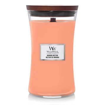 Ароматическая свеча Woodwick Large с персиком, мёдом и манго Manuka Nectar 609 г 1753976E фото