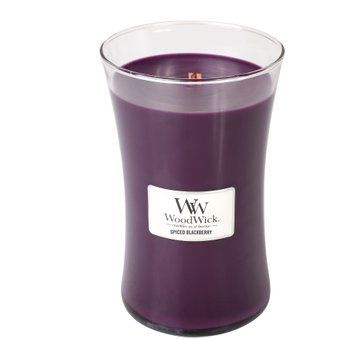 Ароматична свічка з ароматом ожини з корицею Woodwick Large Spiced Blackberry 609 г 93078E фото