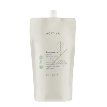 Kemon Actyva Benessere Shampoo рефіл шампунь для чутливої шкіри голови 500 мл 0271157 фото