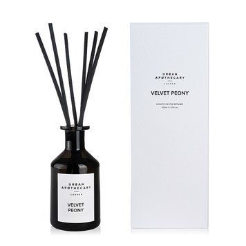 Аромадифузор для оселі з деревно-квітковим ароматом Urban apothecary Velvet Peony 200 мл UALWVPD200 фото