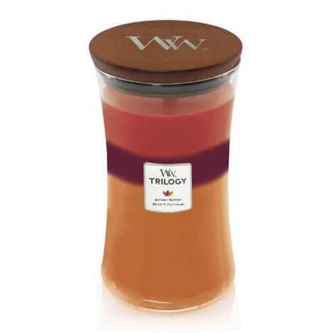 Ароматична свічка з тришаровим ароматом Woodwick Large Trilogy Autumn Harvest 609 г 93975E фото