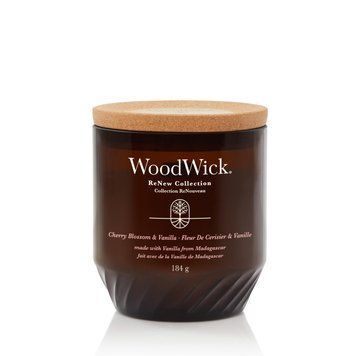 Ароматическая свеча RENEW Woodwick с ароматом цвета вишни и ванили Cherry blossom & vanilla 1726347E фото