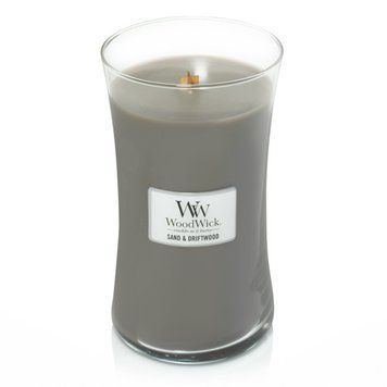 Ароматична свічка з ароматом деревини і піску Woodwick Large Sand & Driftwood 609 г 93378E фото