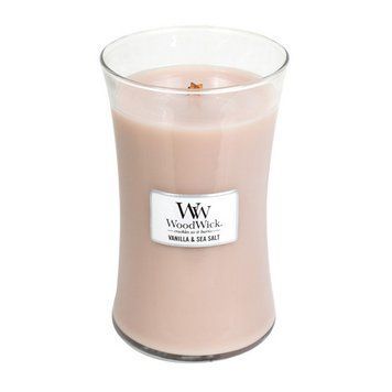 Ароматическая свеча с ароматом ванили и морской соли Woodwick Large Vanilla & Sea Salt 609 г 93191E фото