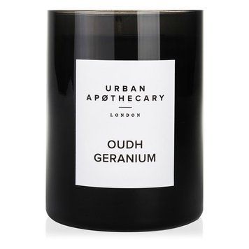 Ароматическая свеча с дымными древесными нотами уда и цветов Urban apothecary Oudh Geranium 300 г UALWOGC300 фото