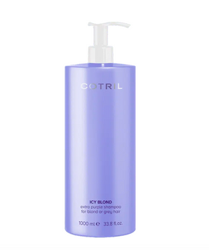 Інтенсивно фіолетовий шампунь для холодного блонду Cotril ICY BLOND Extra Purple Shampoo 1000 мл PNCOTTR7120 фото