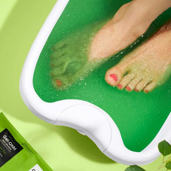 Voesh AvryBeauty Gel Ohh Jelly Spa Bath Green Tea Спа набір желейна ванна Зелений чай AJ001GRT фото